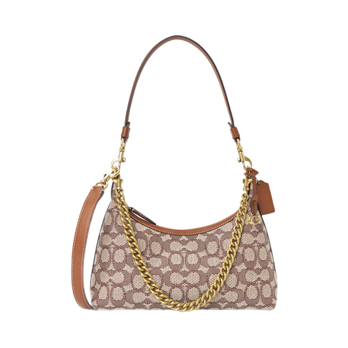 CY830-B4TA7 Coach Juliet 25 Chain Shoulder Bag Brown