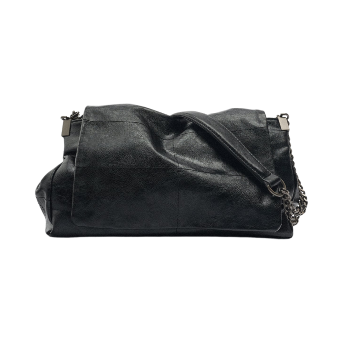 자라 락 스타일 플랩 숄더백 블랙(Zara Rock Style Flap Shoulder Bag Black)