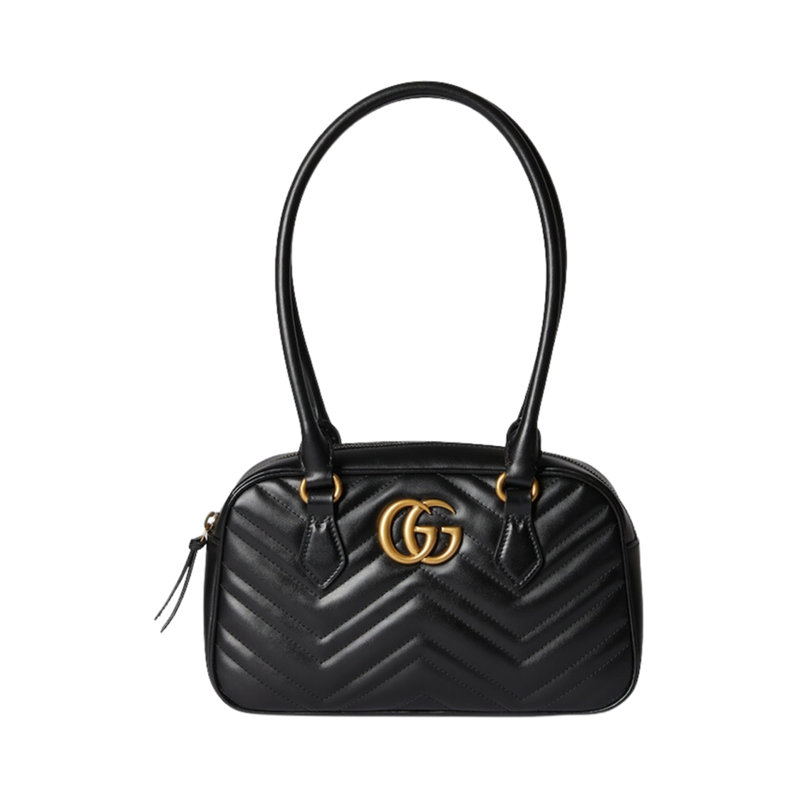 795199-AABZB-1000 Gucci Marmont Small Top Handle Bag Black