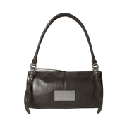 Matin Kim Buckle Strap Shoulder Bag Brown