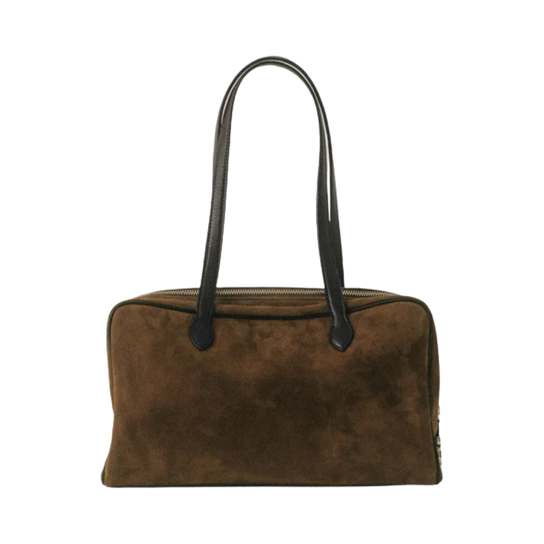 - Tout Y Est Sac Loquet Bag Suede Brown