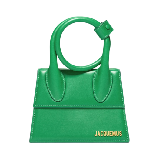 Jacquemus Le Chiquito Noeud Coiled Handbag Green