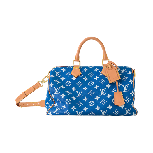 Louis Vuitton Speedy P9 Bandouliere 40 Monogram Blue