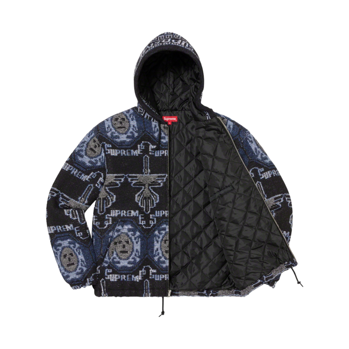 슈프림 우븐 후드 자켓 블루 - 22FW(Supreme Woven Hooded Jacket Blue - 22FW) - 2