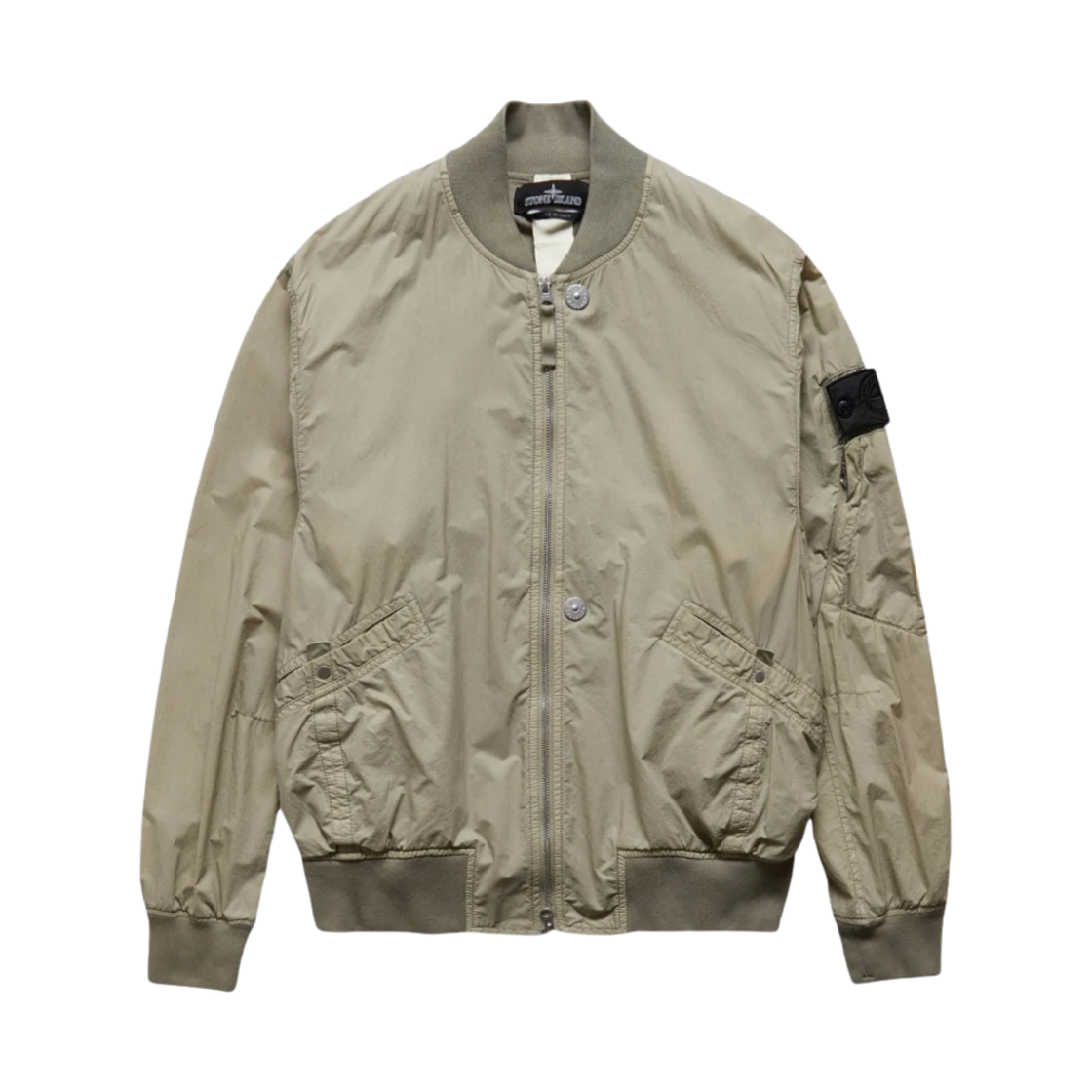 스톤 아일랜드 쉐도우 프로젝트 40712 HD 펠레 OVO 코튼-TC 봄버 자켓 샌드 - 22SS(Stone Island Shadow Project 40712 HD Pelle OVO Cotton-TC Bomber Jacket Sand - 22SS) - 1
