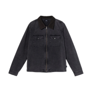 Stussy Washed Canvas Work Shirt Black