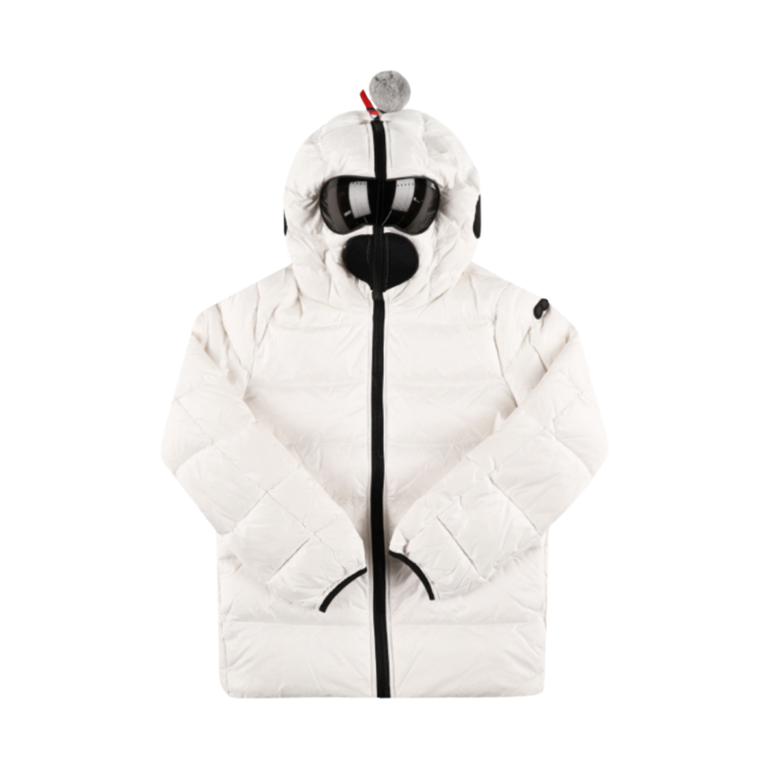 (키즈) AI 라이더스 립스탑 고글 다운 자켓 화이트((Kids) AI Riders Ripstop Goggle Down Jacket White)
