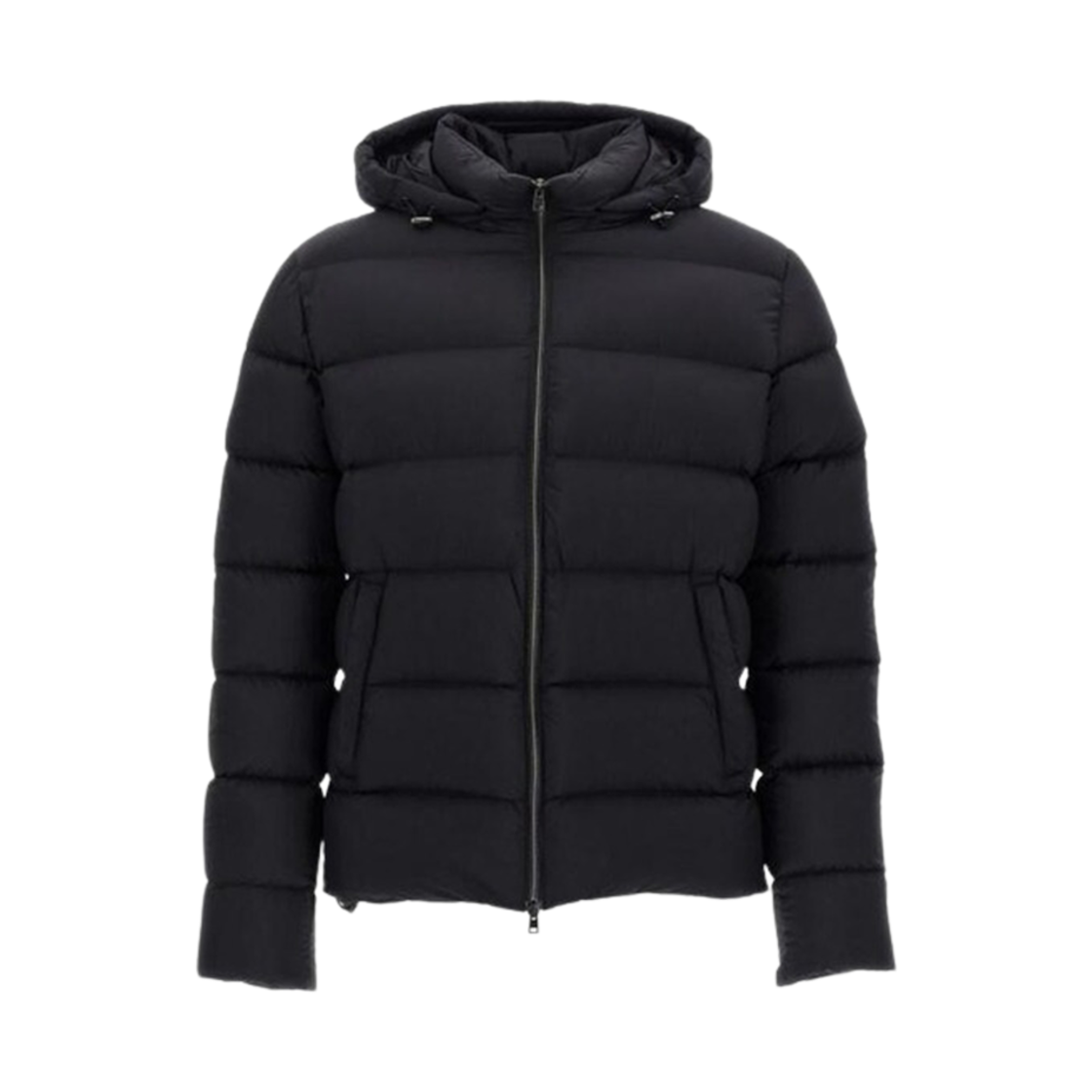 PI001181U-12456Z-9300 Herno Ecoage Bomber Jacket Black