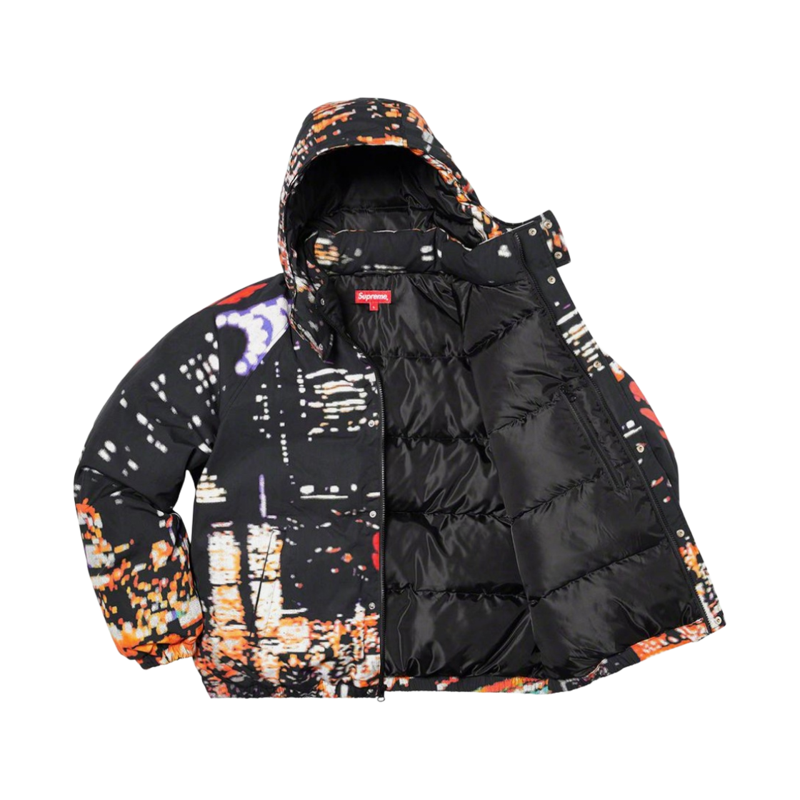 슈프림 시티 라이츠 퍼피 자켓 블랙 - 20SS(Supreme City Lights Puffy Jacket Black - 20SS) - 2