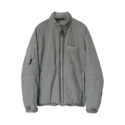 Polyteru x Nomanual Light Zip Puffer Light Khaki (Level-7 Base)