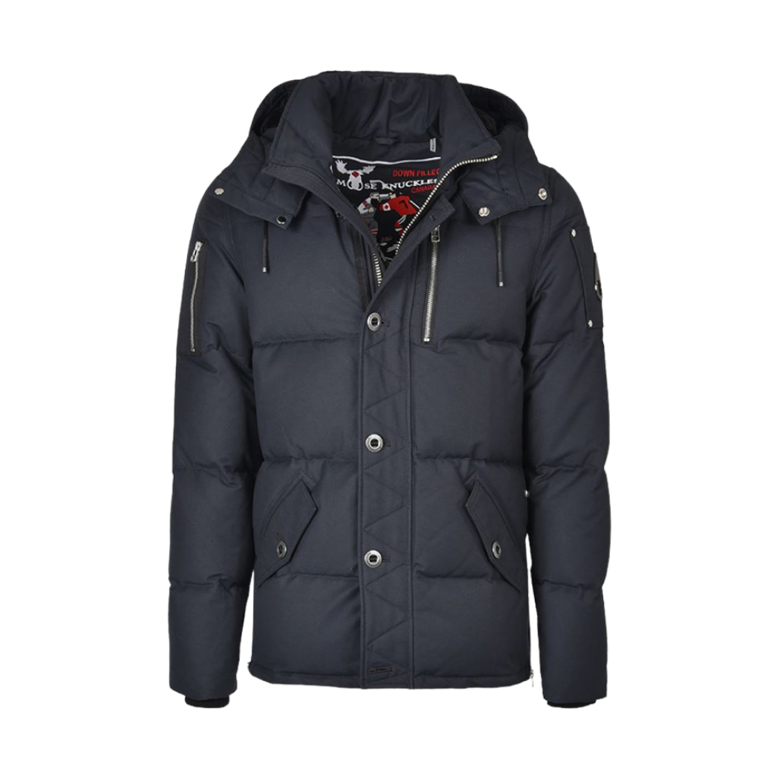 M31MJ128N546 Moose Knuckles Forestville Down Jacket Navy