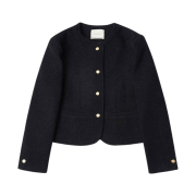 [예약 배송] Siyazu SIOT4100 Classic Tweed Jacket Black