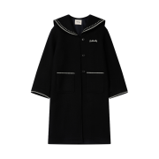 Fritur Sailor Long Coat Navy_F244CT03
