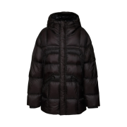 C.P. Company D.D. Shell Hooded Long Down Jacket Black - 24FW