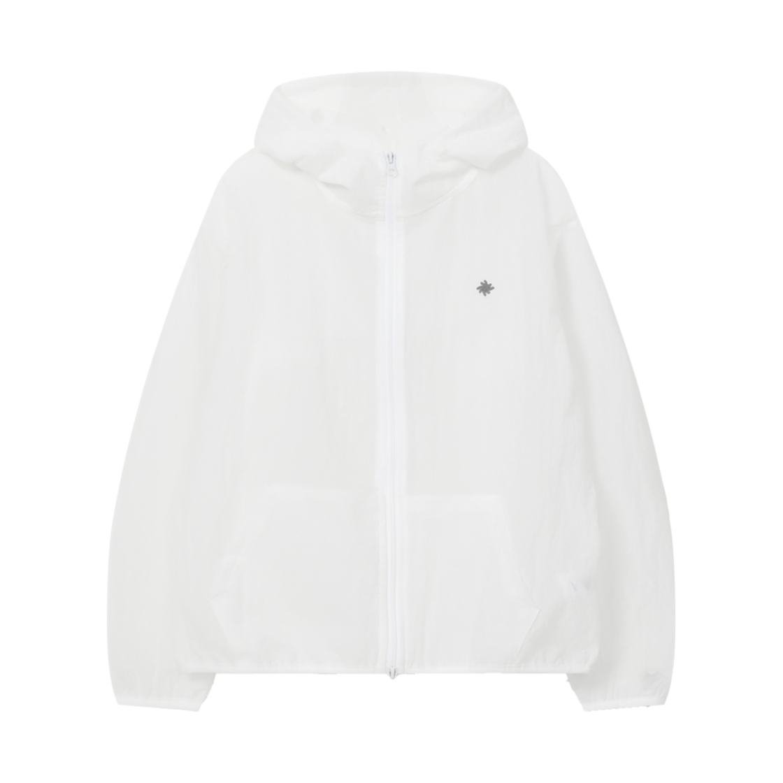 SR25SSJK01WH SLOW RECORD HOUSE Mesh Light Weight Jacket White