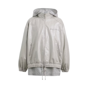 (W) Coach x Matin Kim Layered Coated Hoodie Jumper Gray