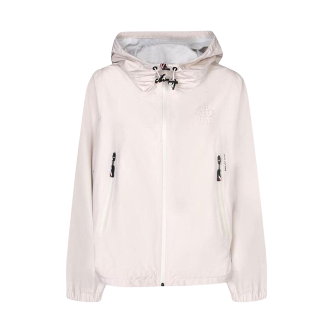 J1-098-1A00004-597C5-20F (W) Moncler Fanes Hooded Jacket White Ivory - 24SS