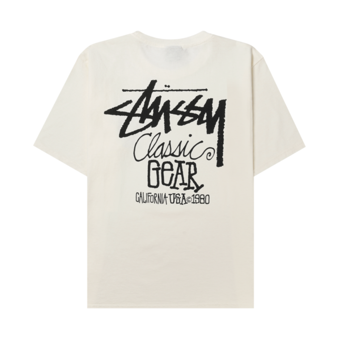 스투시 피그먼트 다이드 클래식 기어 티셔츠 내츄럴(Stussy Pigment Dyed Classic Gear T-Shirt Natural)