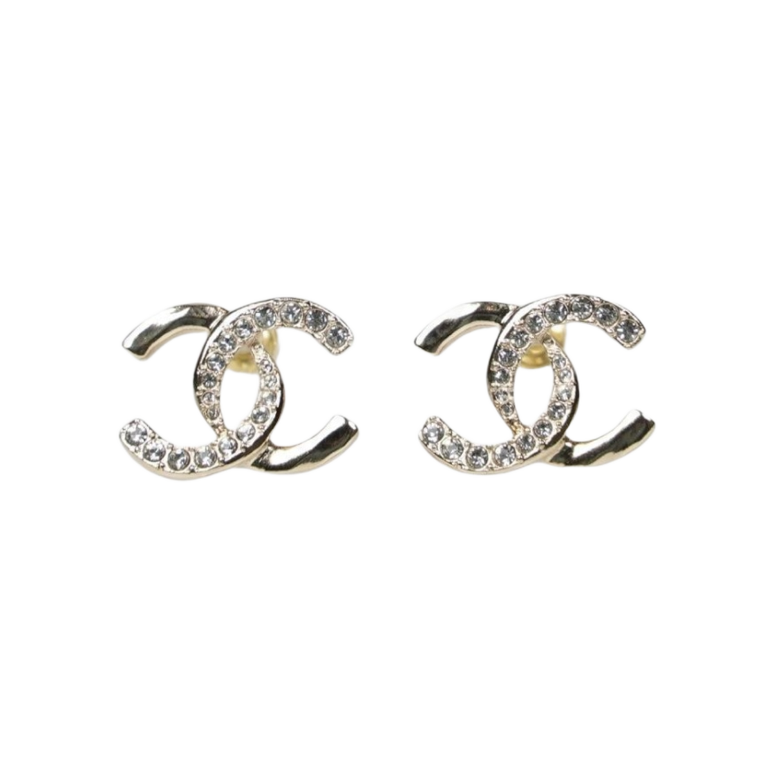 (W) 샤넬 이어링 메탈 & 골드