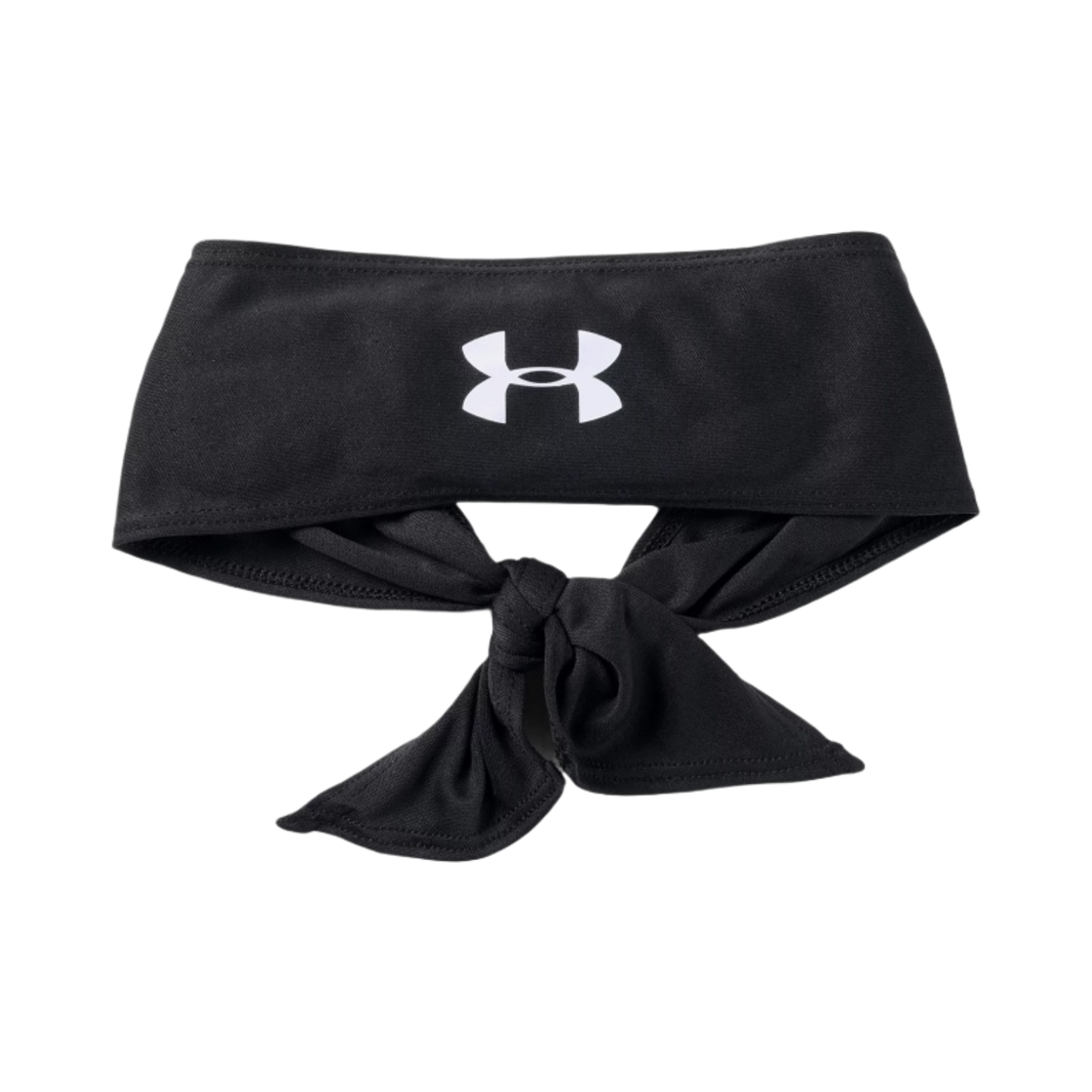 언더아머 어덜트 UA 타이 헤드밴드 블랙(Under Armour Adult UA Tie Headband Black)