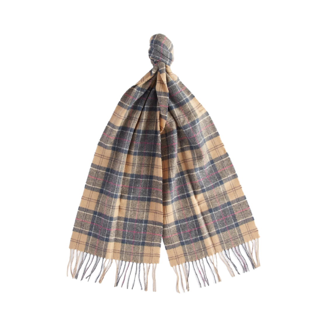 바버 타탄 램스울 머플러 카멜(Barbour Tartan Lambswool Muffler Camel)