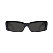 Balenciaga Oversize Rectangle Sunglasses Black