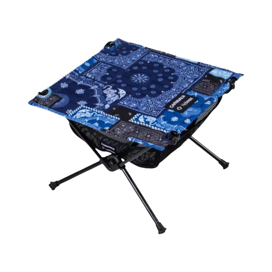 헬리녹스 x 카니발 택티컬 테이블 블루 페이즐리 (메쉬 포함)(Helinox x Carnival Tactical Table Blue Paisley (With Mesh)) - 1