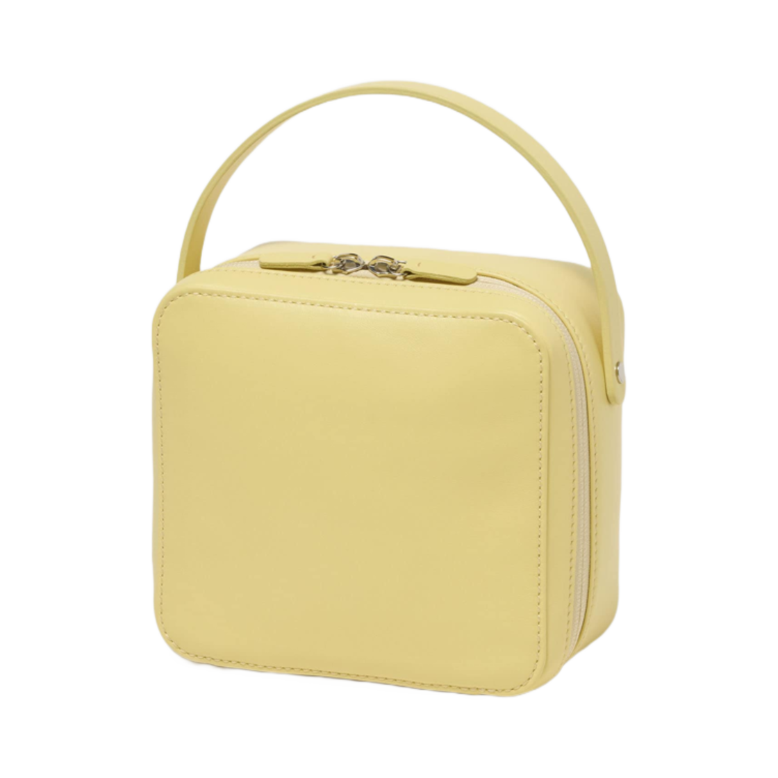 오라리 레더 스몰 트래블 케이스 옐로우(Auralee Leather Small Travel Case Yellow)
