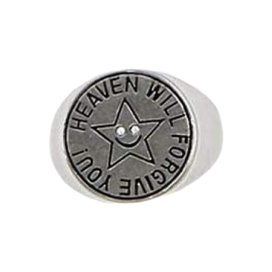 3S3JRN001J37 Heaven By Marc Jacobs Forgive You Ring Silver