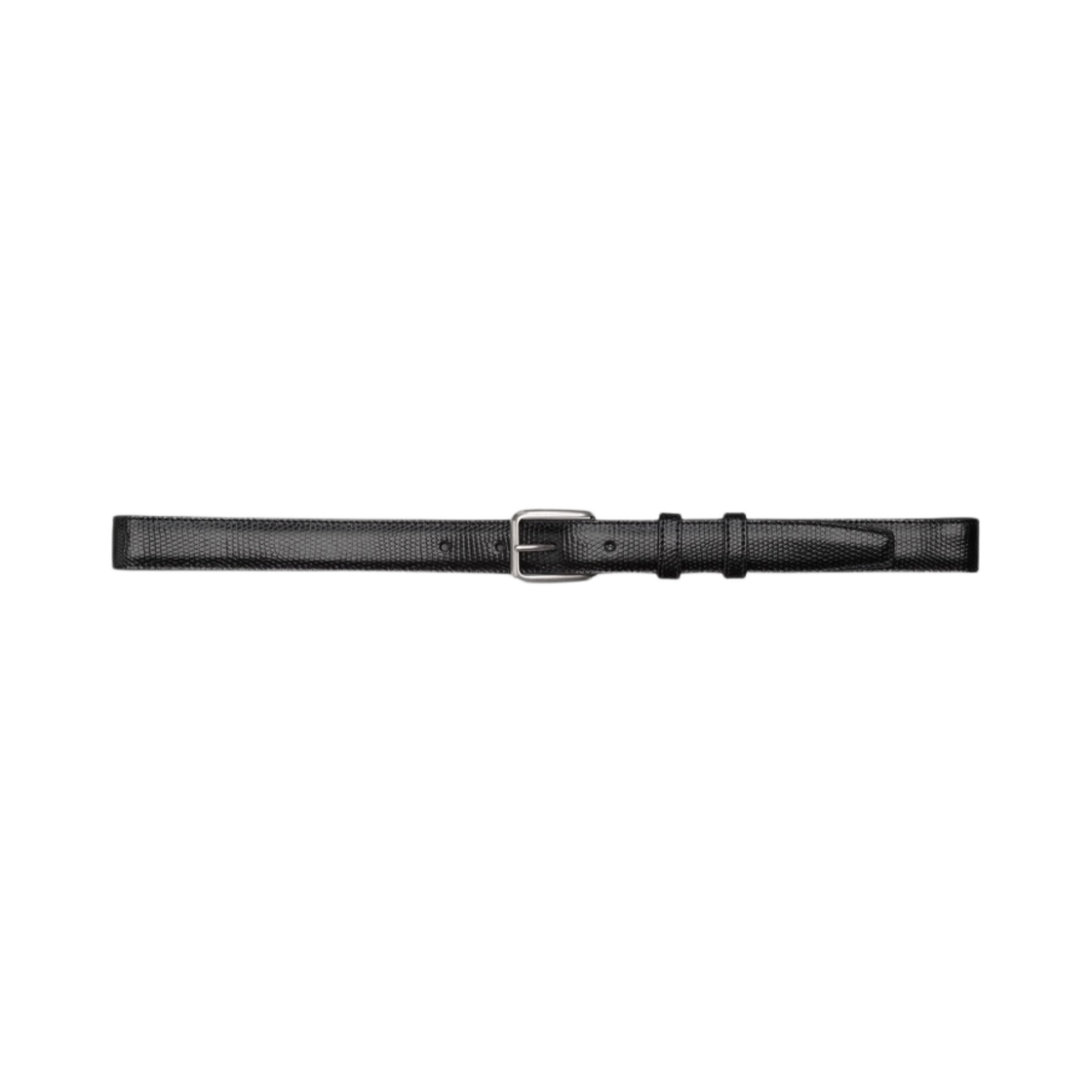 셀린느 카프스킨 스퀘어 버클 엘레간트 벨트 블랙(Celine Elegant Belt with Square Buckle in Calfskin Black) - 1