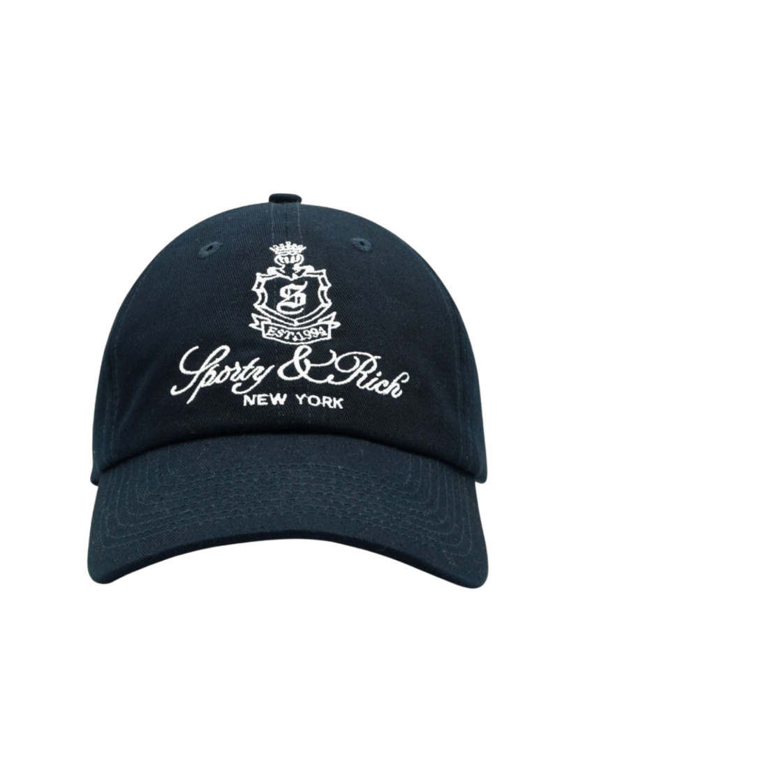 AC832NA Sporty & Rich Vendome Hat Navy White