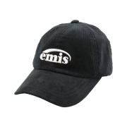 Emis New Logo Corduroy Emis Cap Black