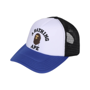 BAPE College Mesh Cap Black