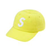 Supreme Seersucker S Logo 6-Panel Yellow - 24SS