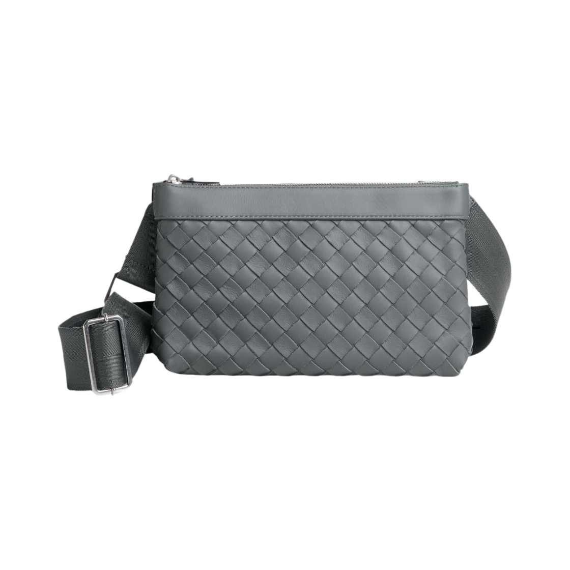 보테가 베네타 레더 클래식 크로스바디백 썬더(Bottega Veneta Leather Classic Crossbody Thunder) - 1
