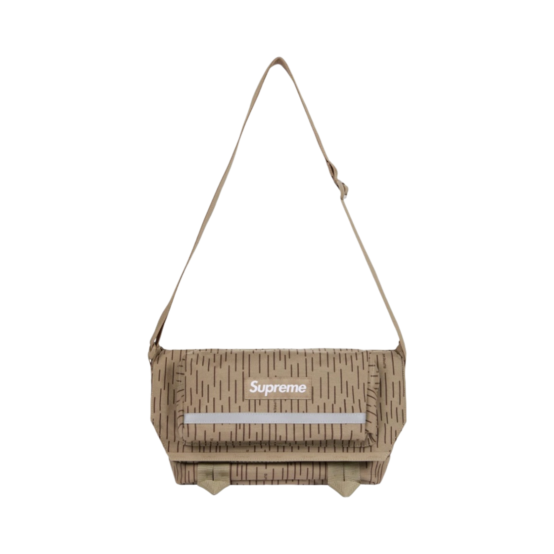 슈프림 메신저 백 탄 레인드롭 - 24FW(Supreme Messenger Bag Tan Raindrop - 24FW)
