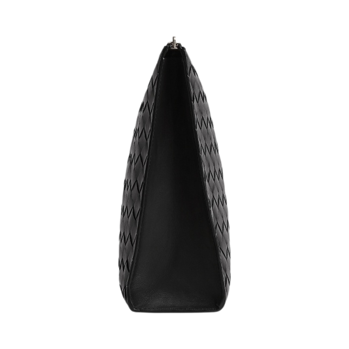 보테가 베네타 인트레치아토 스탠딩 파우치 블랙(Bottega Veneta Intrecciato Standing Pouch Black) - 2