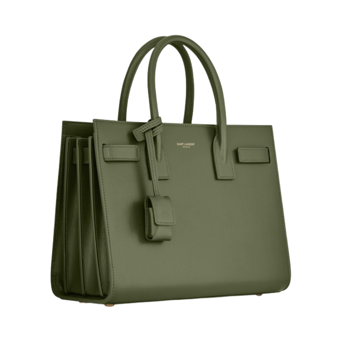 생로랑 스무스 레더 삭 드 주르 베이비백 다크 파인(Saint Laurent Sac de Jour Baby in Smooth Leather Dark Pine) - 3