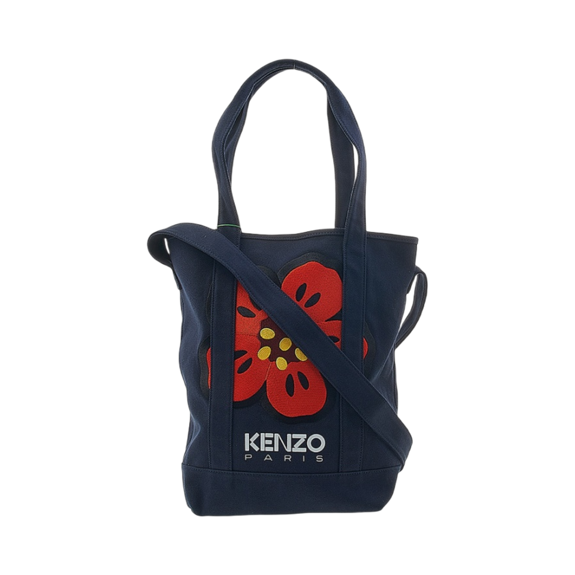 FD65SA901F34-76 Kenzo Boke Flower Tote Bag Navy Blue