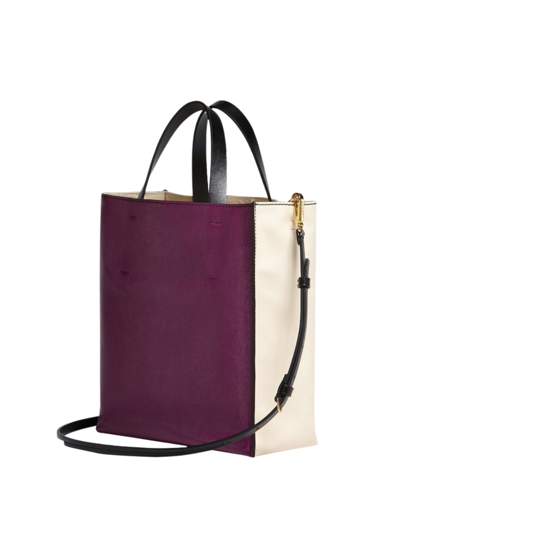 마르니 레더 뮤제오 스몰백 쉘 플럼(Marni Leather Museo Soft Small Bag Shell Plum) - 3