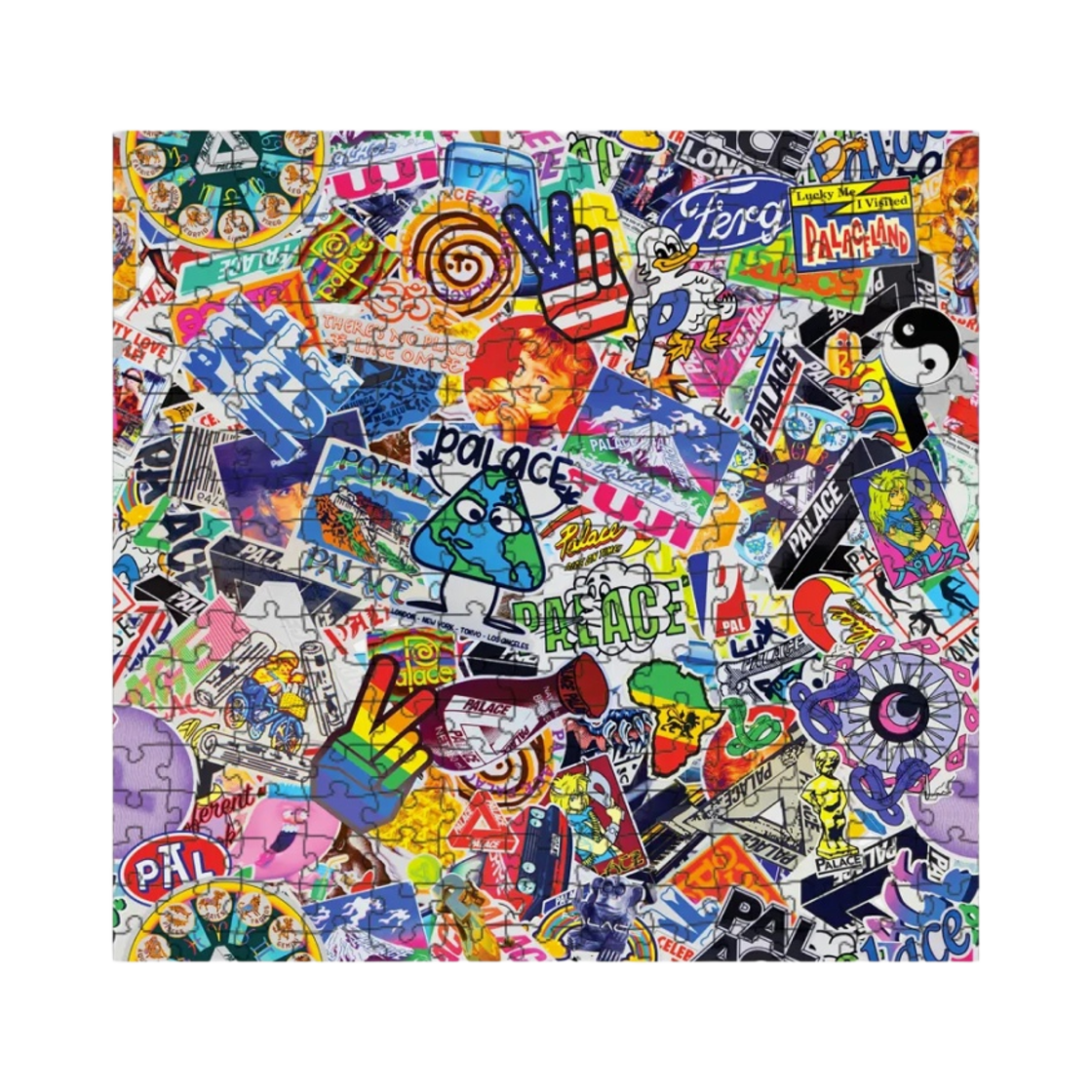 팔라스 스티커 팩 직소 블루 - 23FW(Palace Sticker Pack Jigsaw Blue - 23FW) - 1