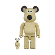 Bearbrick Wallace & Gromit Gromit 100% & 400% Set