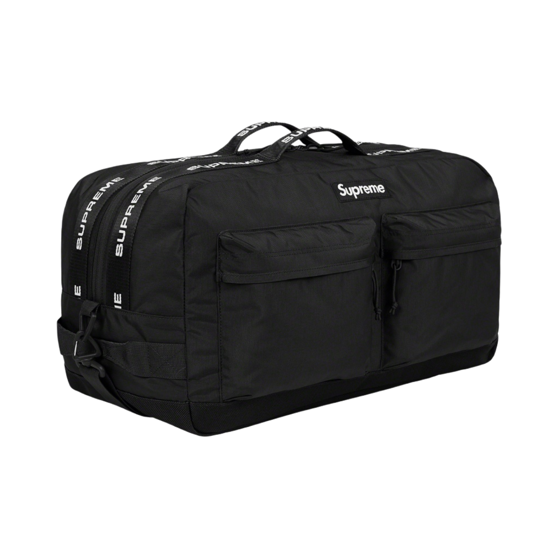슈프림 더플백 블랙 - 22FW