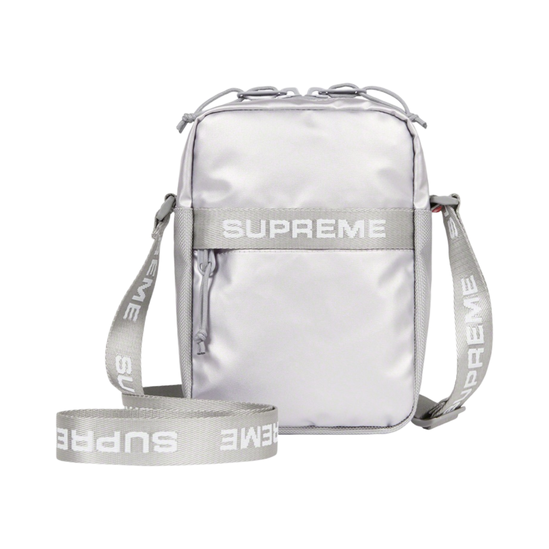 슈프림 숄더백 실버 - 22FW
