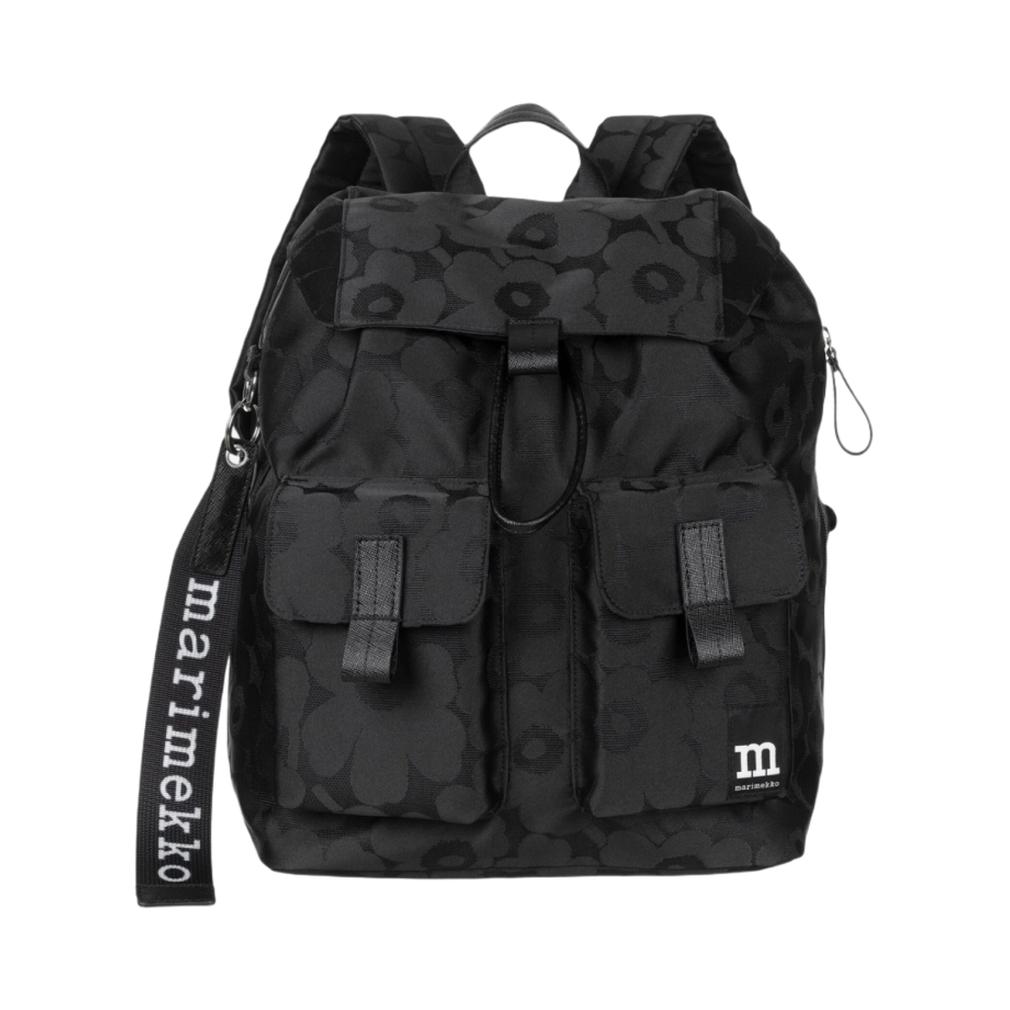 092229-999 Marimekko Everything Large Backpack Unikko Black