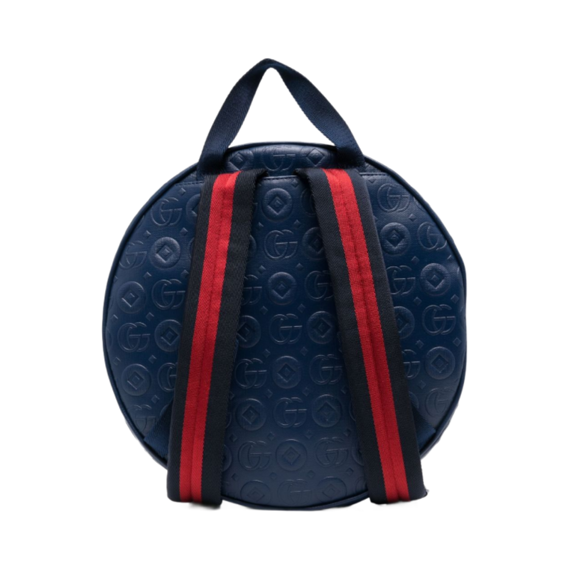(키즈) 구찌 인터로킹 G 라운드 백팩 블루((Kids) Gucci  Interlocking G Round Backpack Blue) - 2