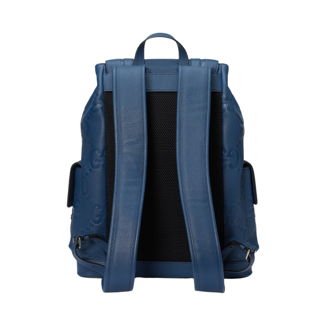 구찌 점보 GG 백팩 블루 레더(Gucci Jumbo GG Backpack Blue Leather) - 3