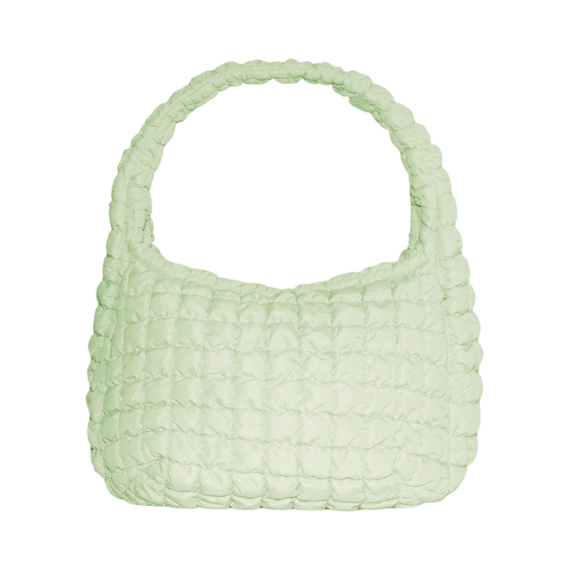코스 퀼티드 오버사이즈 숄더백 그린(COS Quilted Oversized Shoulder Bag Green)
