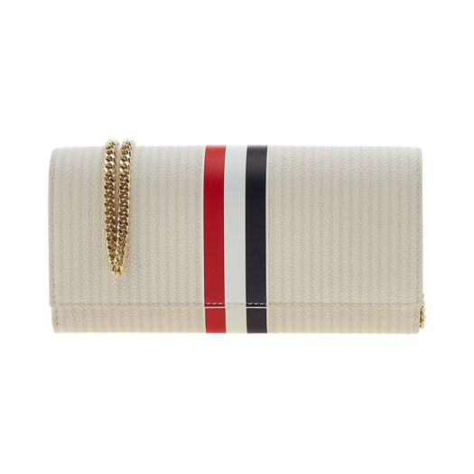 FAW102A-07932-680 Thom Browne Flap Chain Shoulder Bag Light Pink