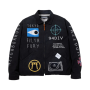 Neighborhood Savage Souvenir Jacket Black